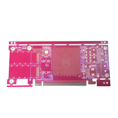 Red Solder Mask Multi-Layer PCB Manufacturing With 0.2-3.2mm Board Thickness